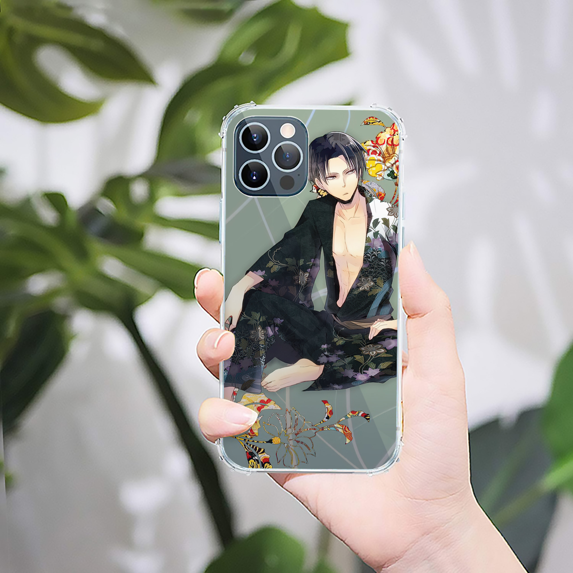 （画像用） 進撃の巨人 Attack on Titan 【iPhone 12シリーズ対応】透明スマホケース（クリアソフトケース）
